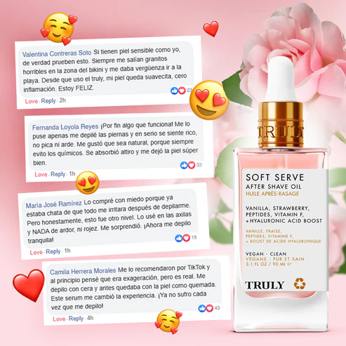 TRULY® | Aceite Intimo Piel Suave y Sin Irritación