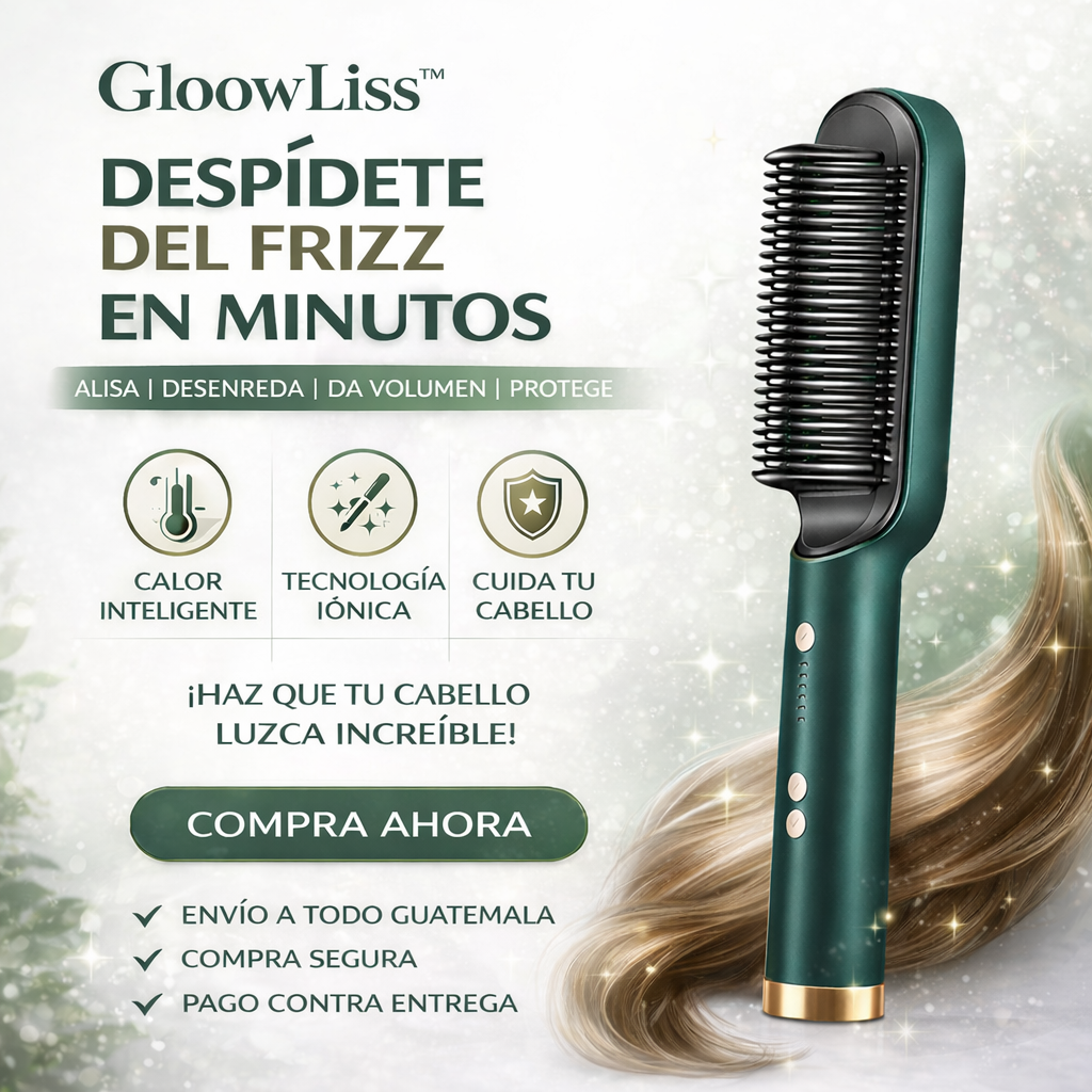 Gloowliss™ | Cepillo Alisador antifrizz